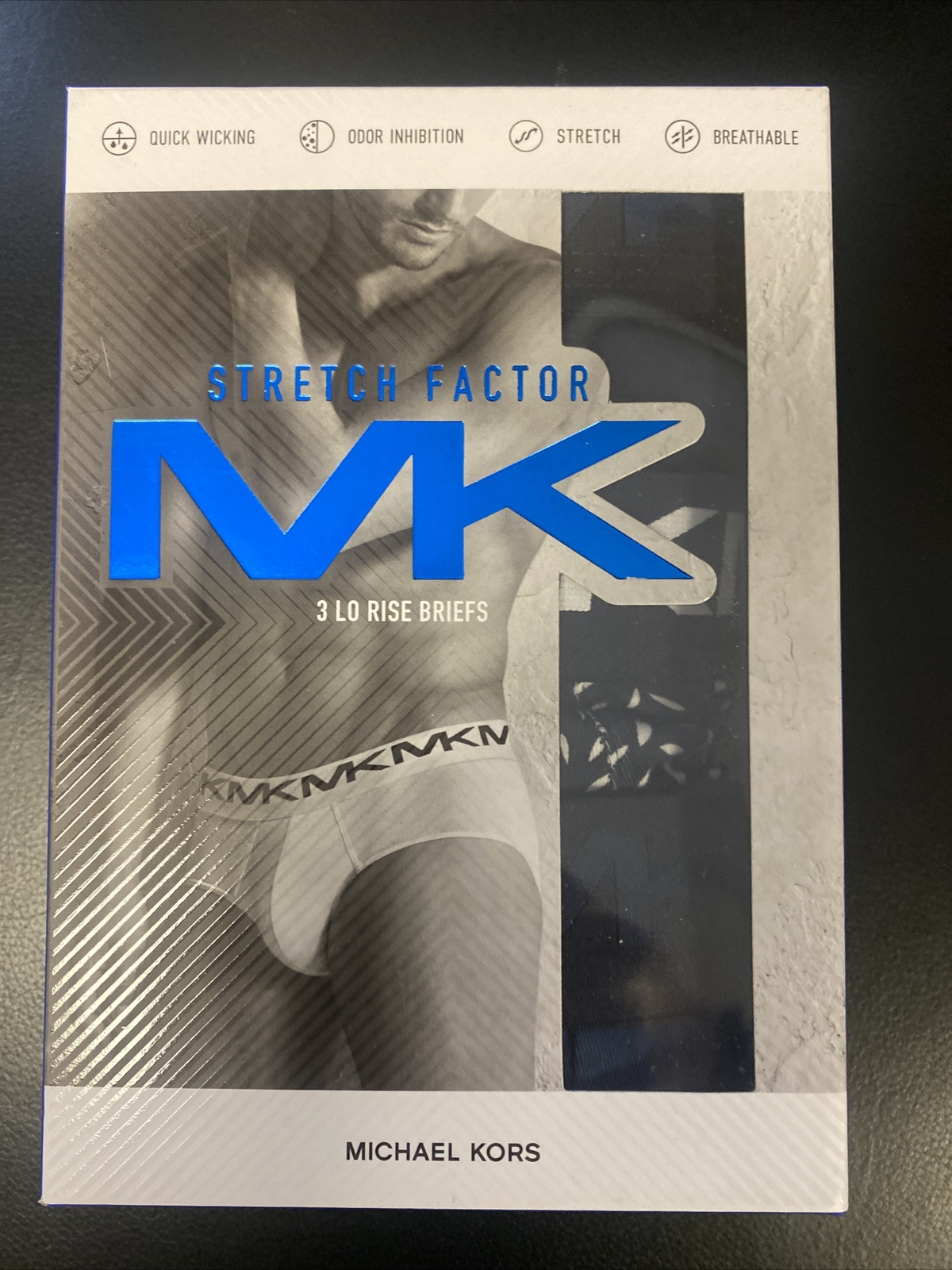 Michael Kors Men's Stretch Factor 3-Pk. Performance Low-Rise Briefs L &XL & XXL