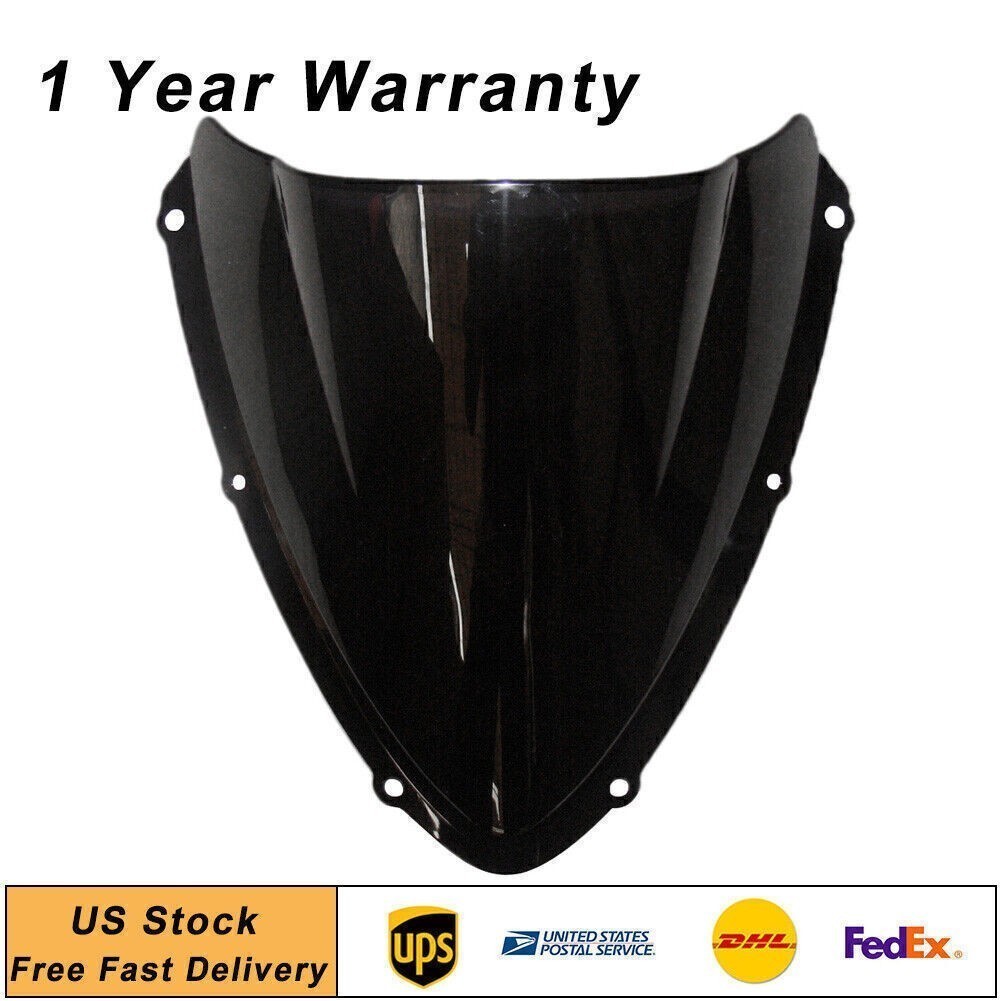 For Suzuki GSXR600 GSXR750 GSXR 600 750 K8 08-10 Windscreen Wind Shield Black