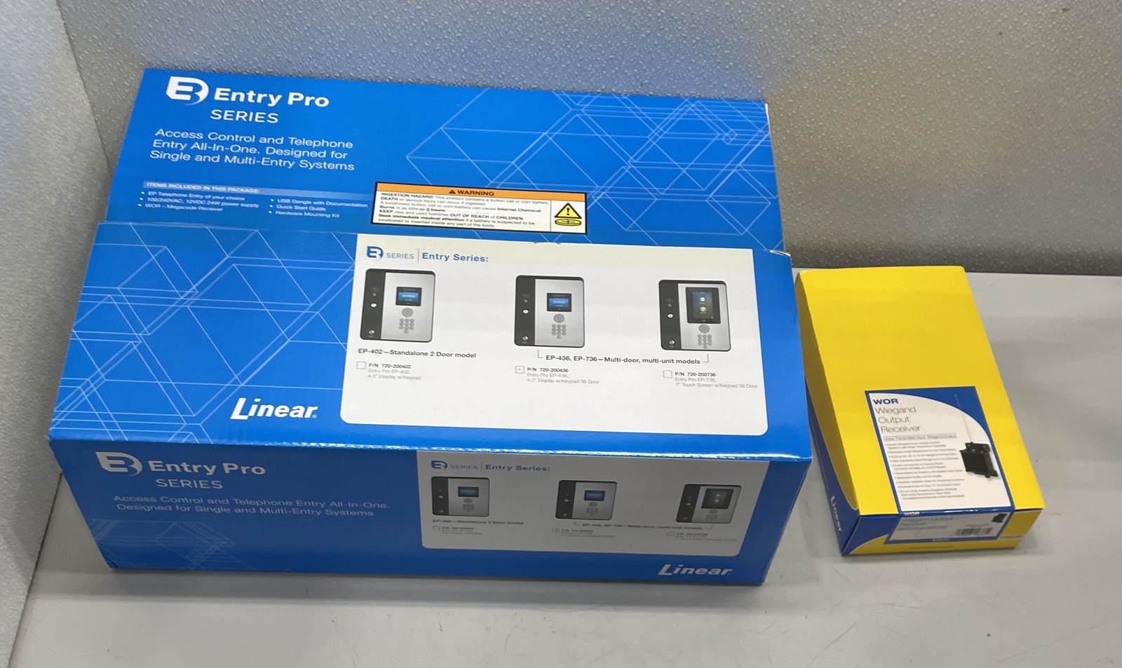 Linear 720-200436 Intercom System Display With Keypad & Output Receiver