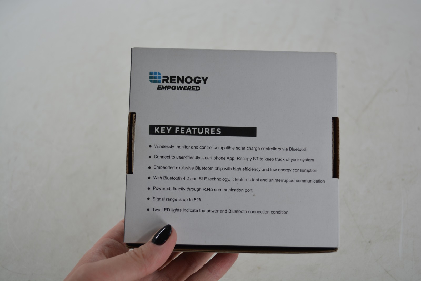 Renogy BT-2 Bluetooth Module RCM-BT2-G1-US RJ45 Solar Charge Controller Black