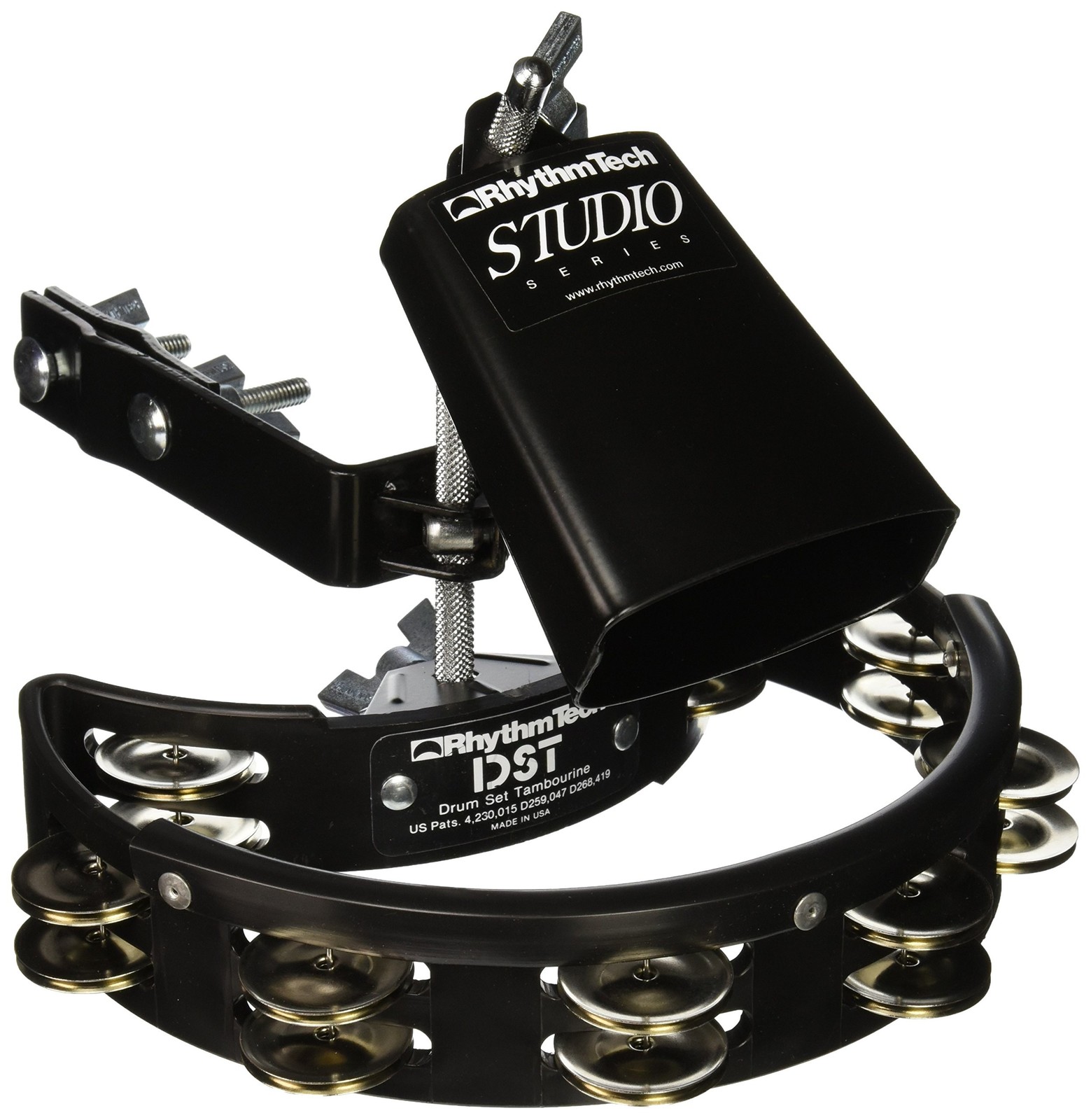 Rhythm Tech RTDKP Drum Kit Pack with Tambourine and Cowbell DKP Percussion Mo...