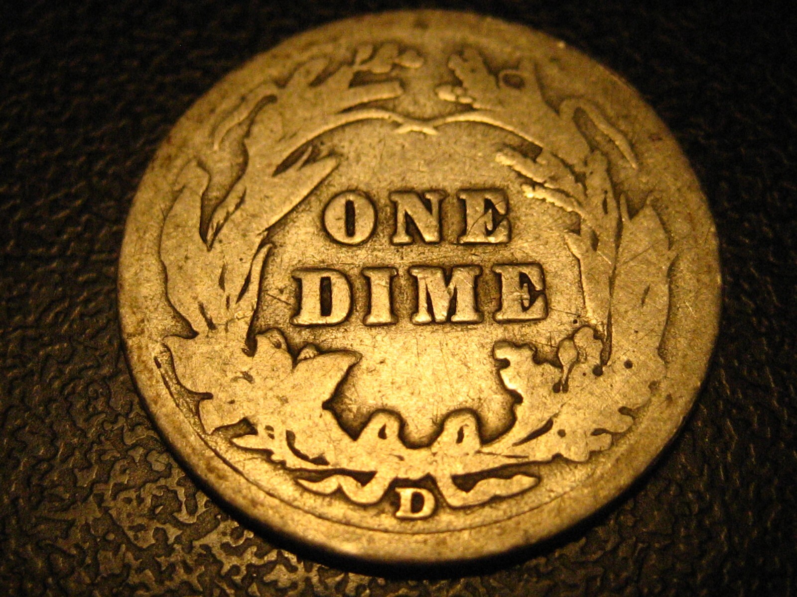 1910-D 90% Silver Barber Dime Good ^^^^^