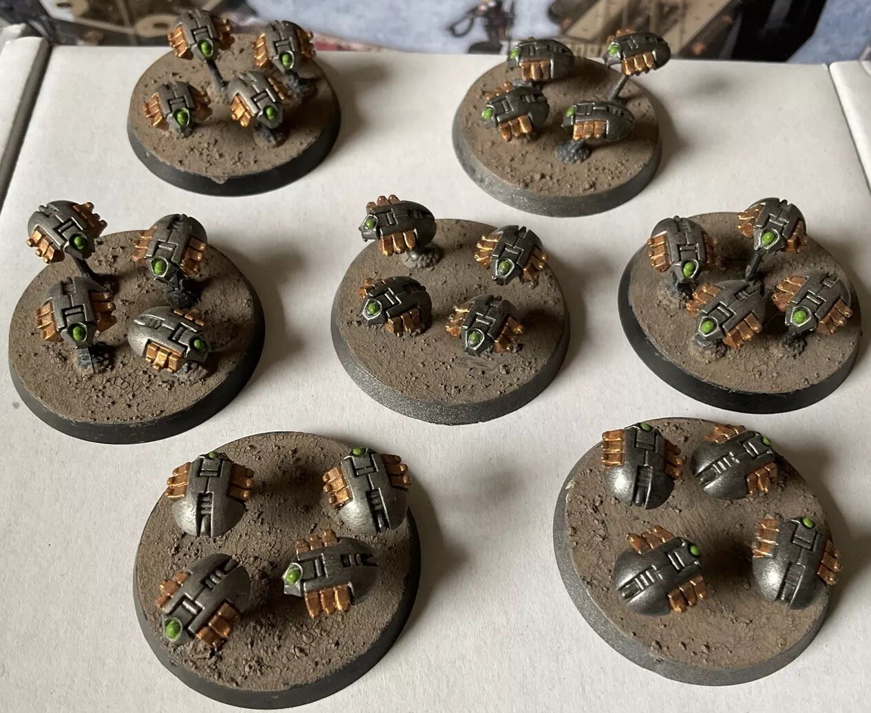 Warhammer 40K - Necrons - 7x Canoptek Scarabs (R2) Exc