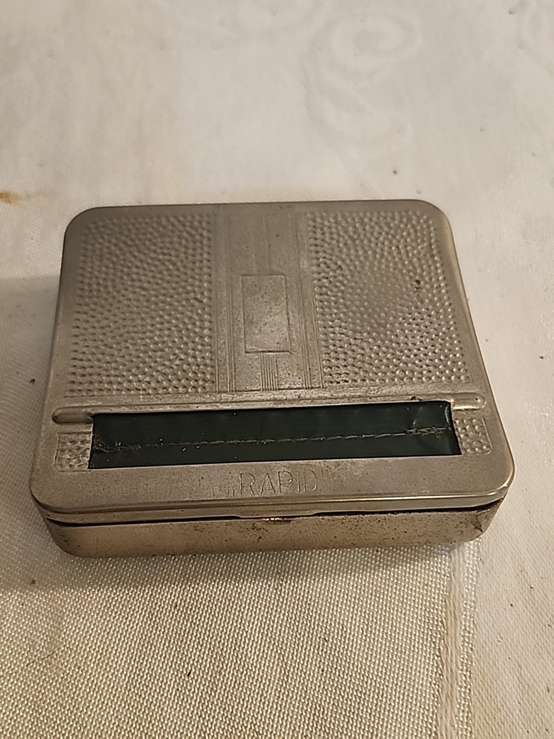 Vintage Rapid Silver Cigarette Rolling/ Cigarette Case