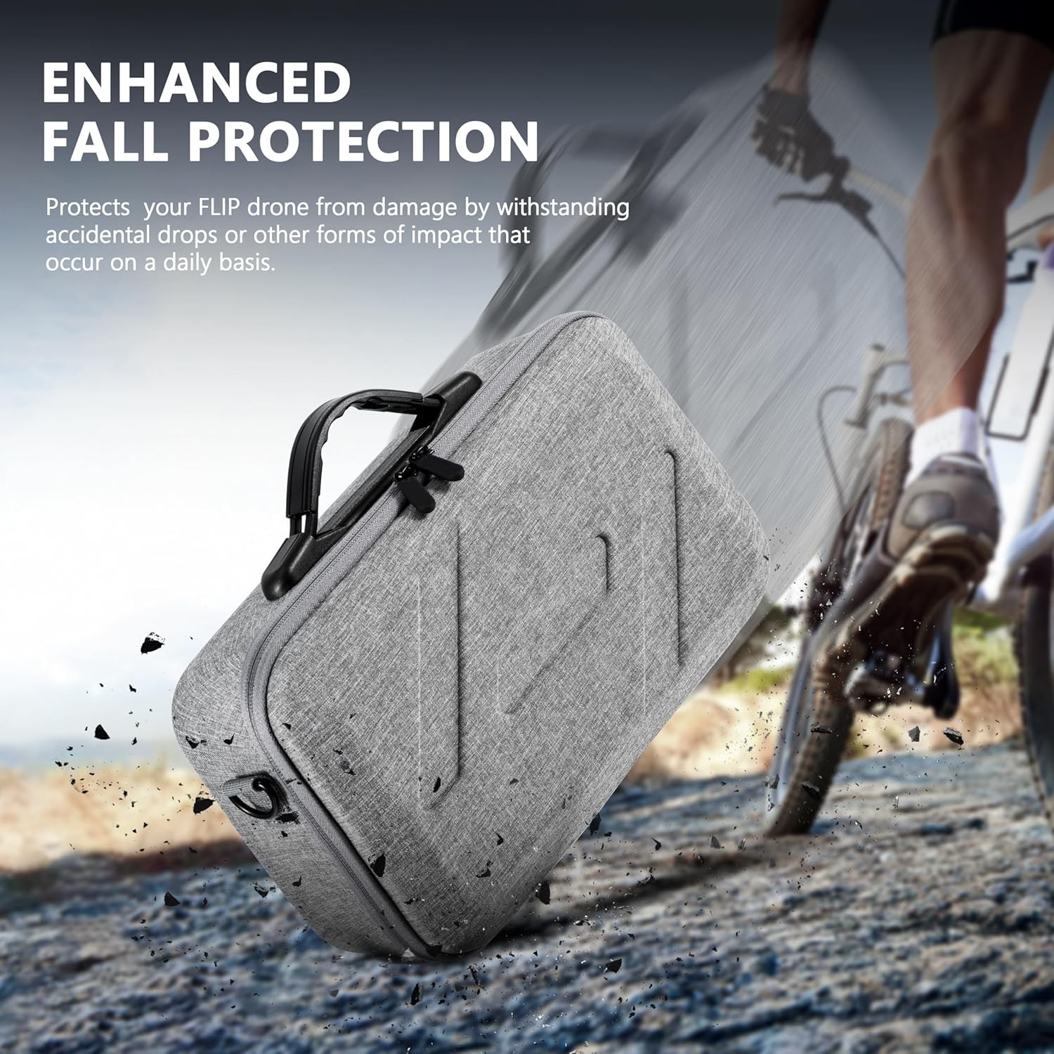 Carrying Case Shoulder Bag for DJI Flip Drone/Batteries/RCRemote Controller