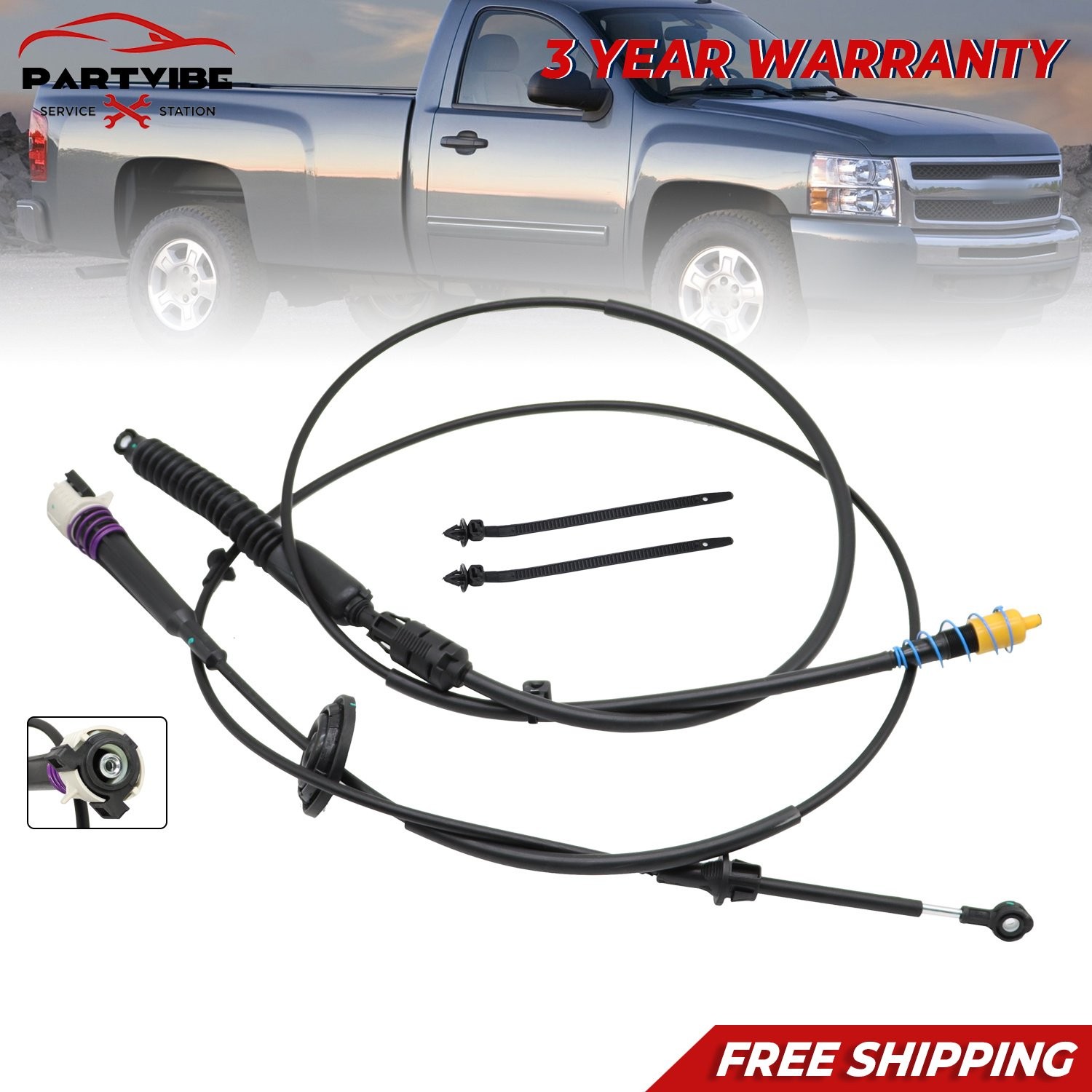 Automatic Shifter Cable for Chevy Chevrolet Silverado GMC Sierra 1500 12477640