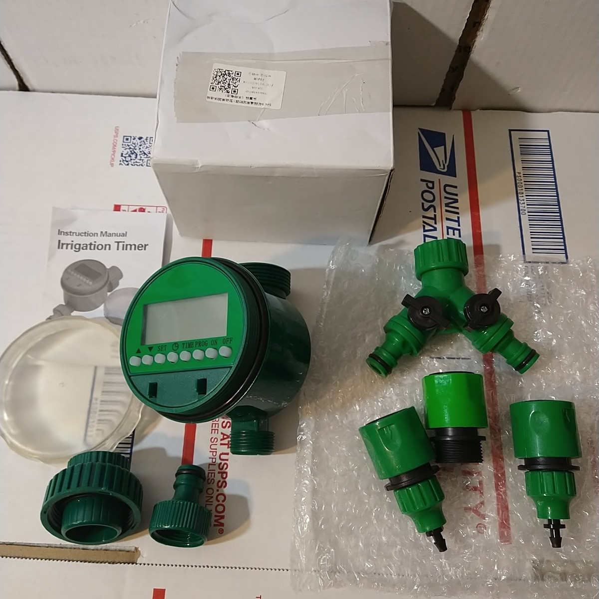 5pcs Set Hose Watering Timer Sprinkler Timer Programmable Water Timer for Garden