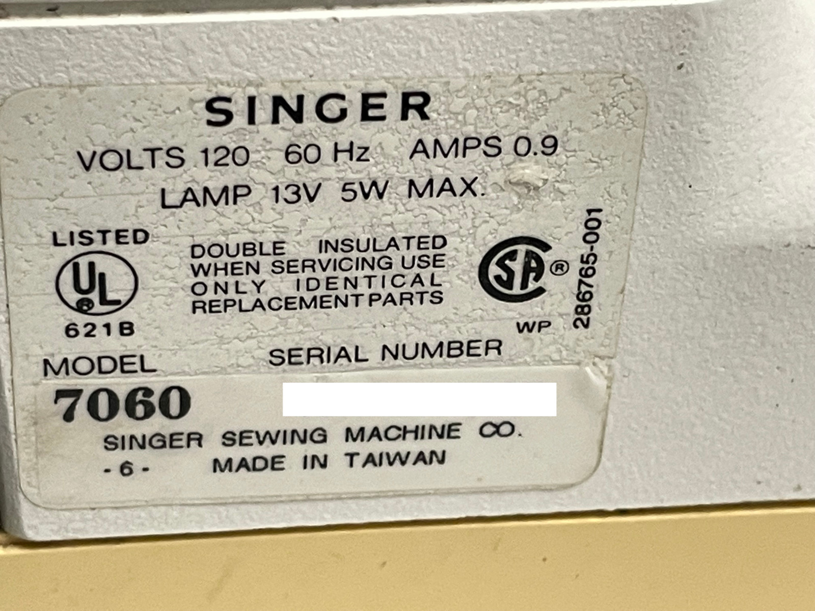 Singer Quantum 7060 Sewing Machine - High Precision