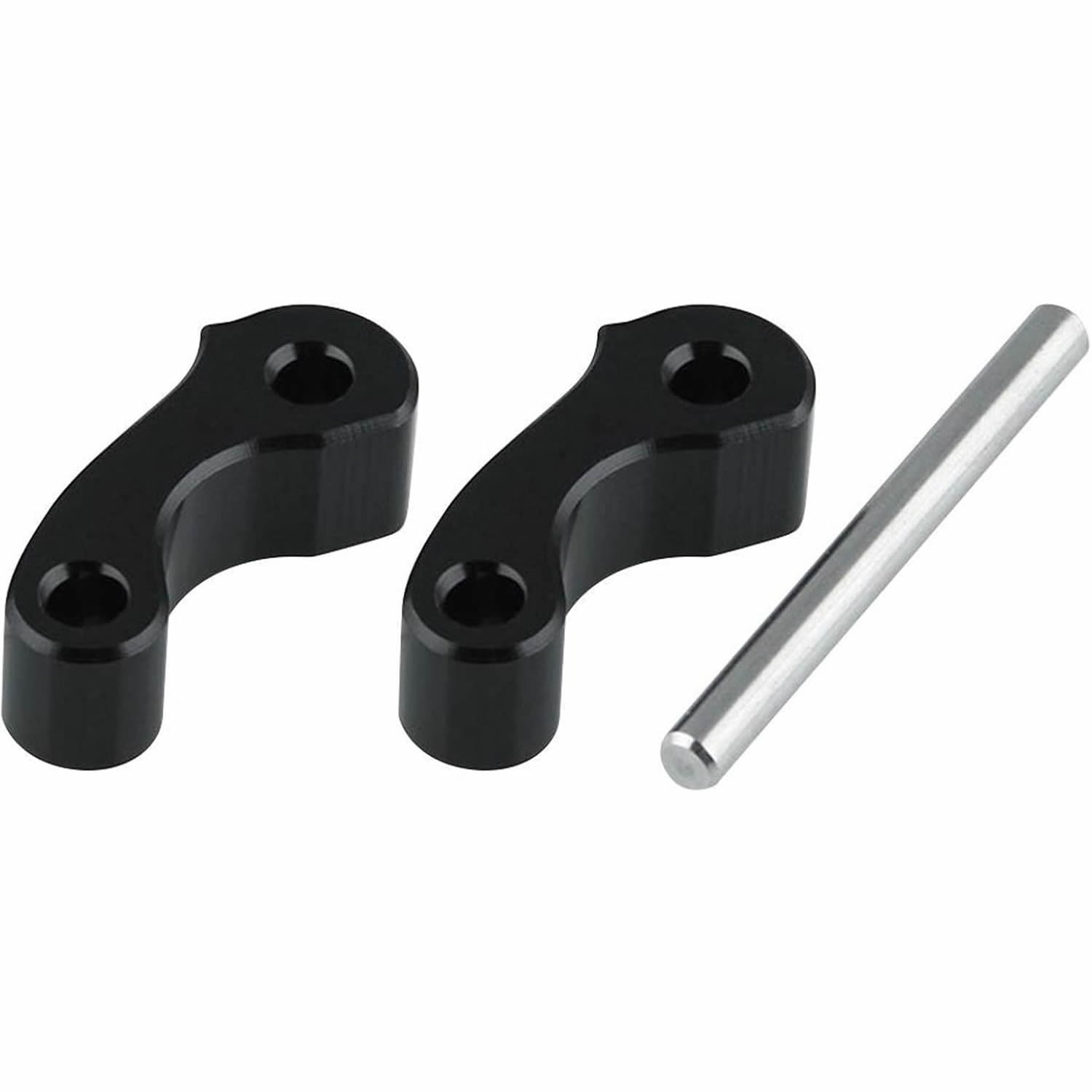 2x Alum Rear Window Latch Hinge for Toyota Tacoma 95-04 Tundra 00-06 Black