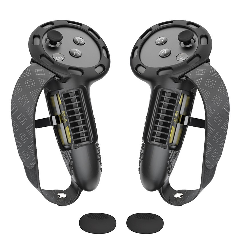 Grip Silicone Protective Case Battery Cover Protector + Strap for Quest3/Quest3S