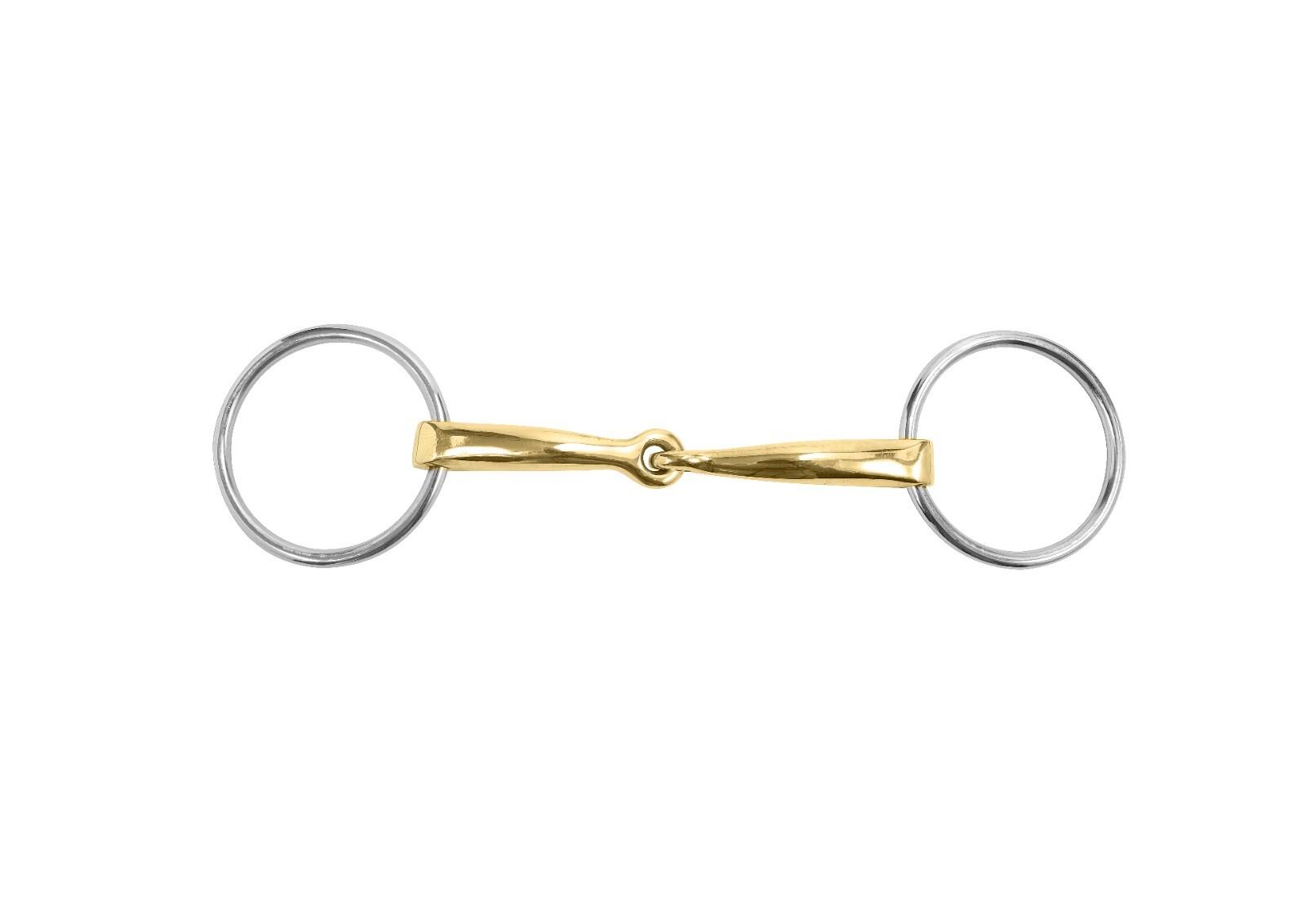 M. Toulouse Sanft Curved Mouth Single Joint Loose Ring Bit 14/16/18mm Var. Sizes