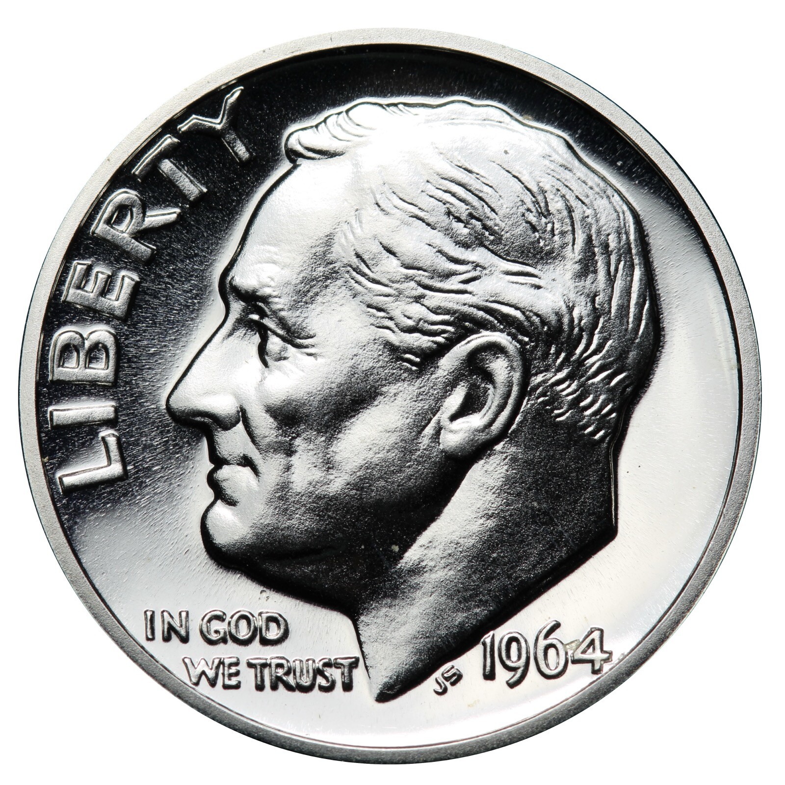 GEM PROOF 1964 Roosevelt SILVER Dime ULTRA NICE COIN!