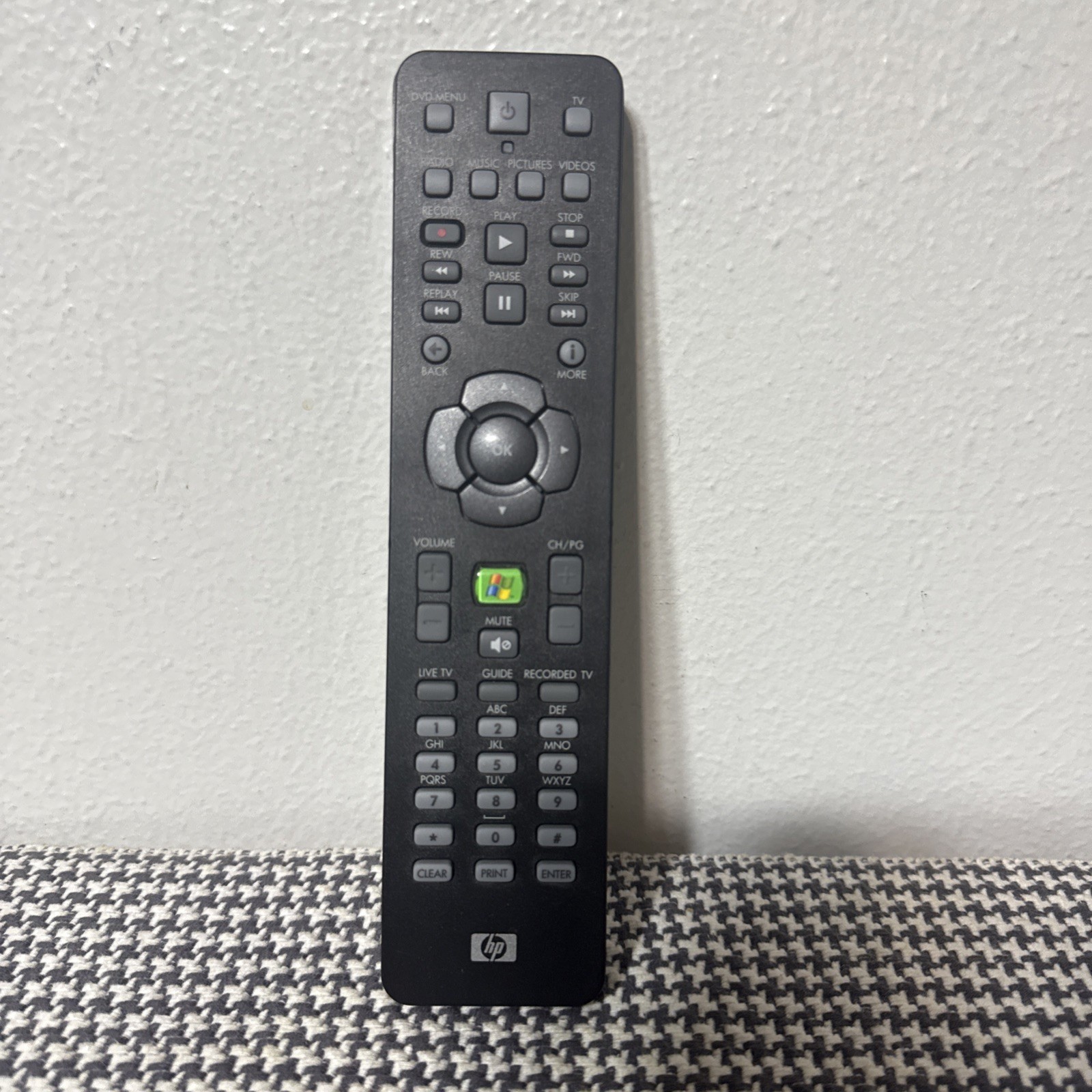 HP  RC6 IR Media Center  Windows Remote Control  HP windows remote dvd/tv remote