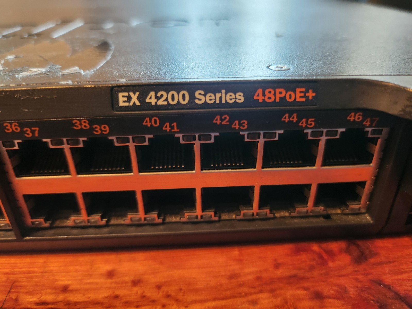 Juniper Networks EX4200-48PX 48-Port PoE+ Managed Gigabit Switch