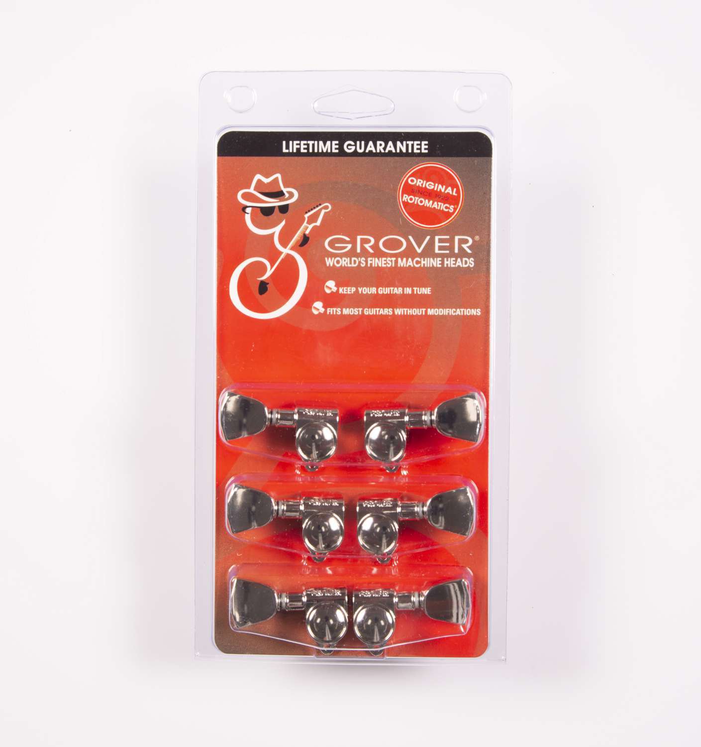 Genuine Grover Original Rotomatic 3x3 Nickel, Keystone Button