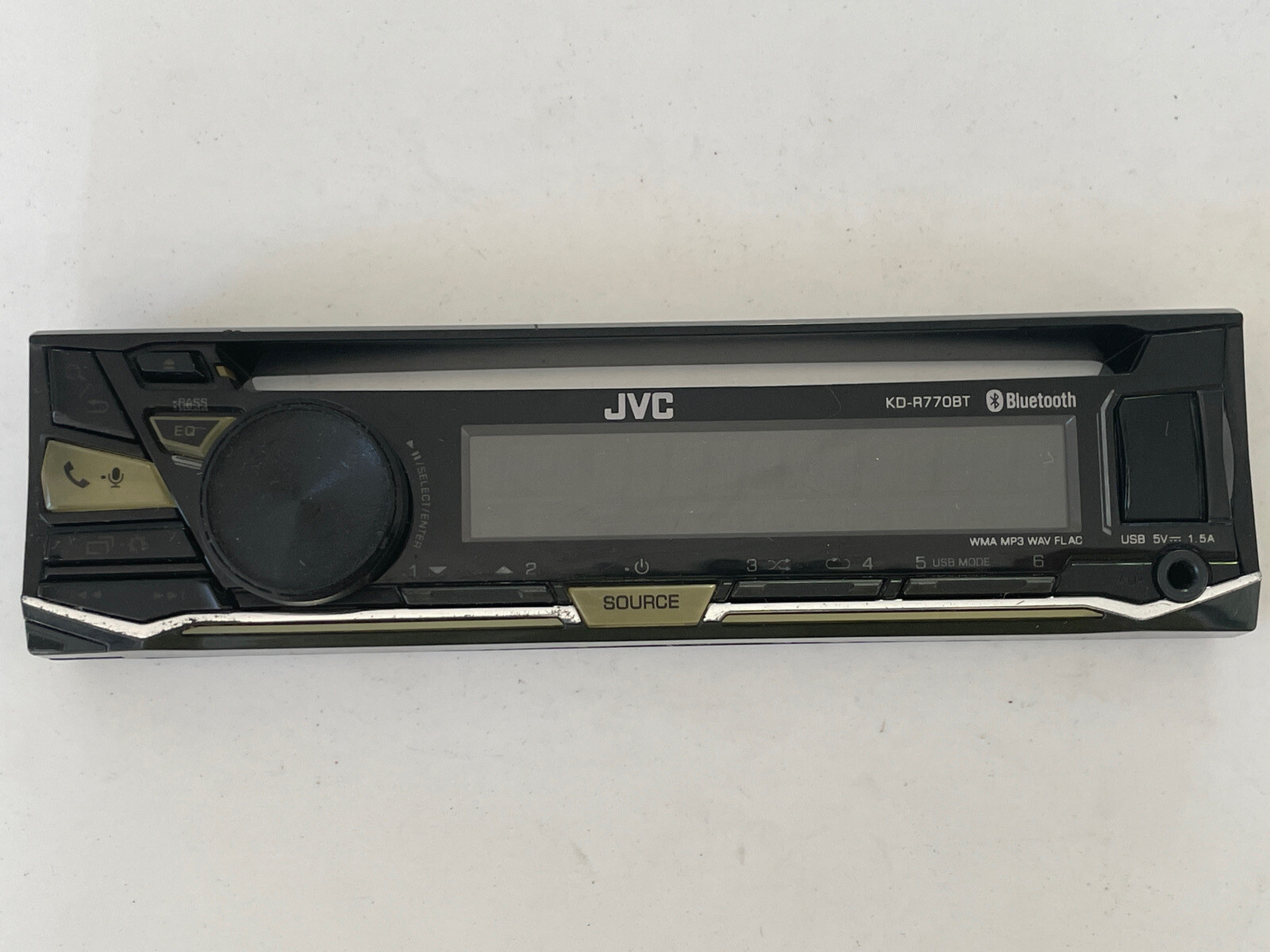 JVC KD-R770BT CAR STEREO ONLY ONLY JVC KD-R770BT FACEPLATE ONLY OEM🟠