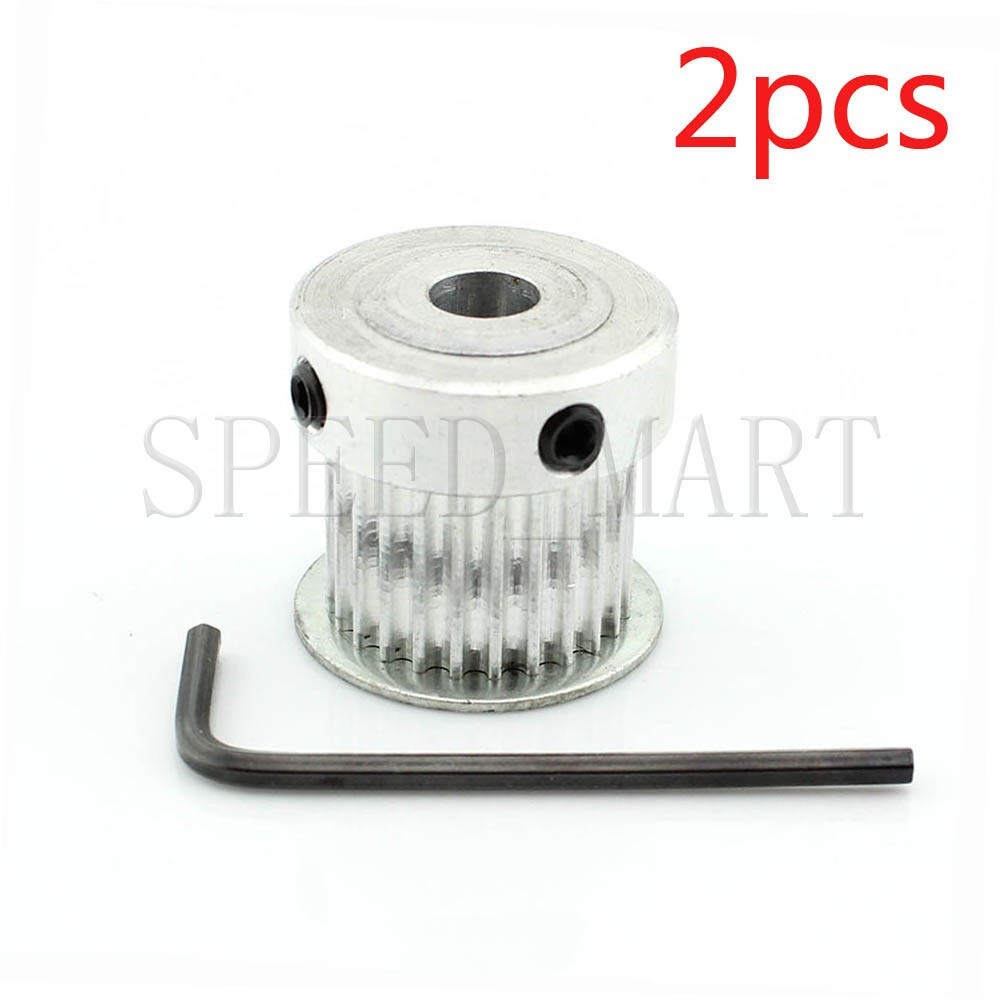 2pcs HTD3M Timing Pulley 30 Teeth 16mm Bore 11mm Width k Type for Stepper Motor