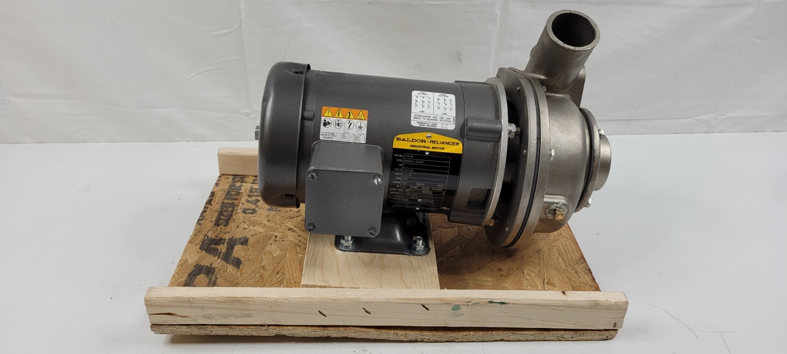 Champion Moyer Diebel 414965 Pump Assembly Motor 1hp 230v/60/3/3.4a cat 115578