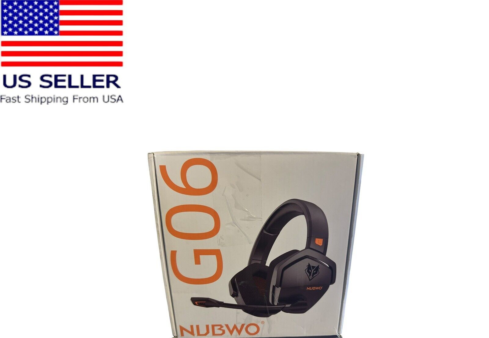 Nubwo G06 Dual Black Orange Wireless Gaming Headset with Microphone