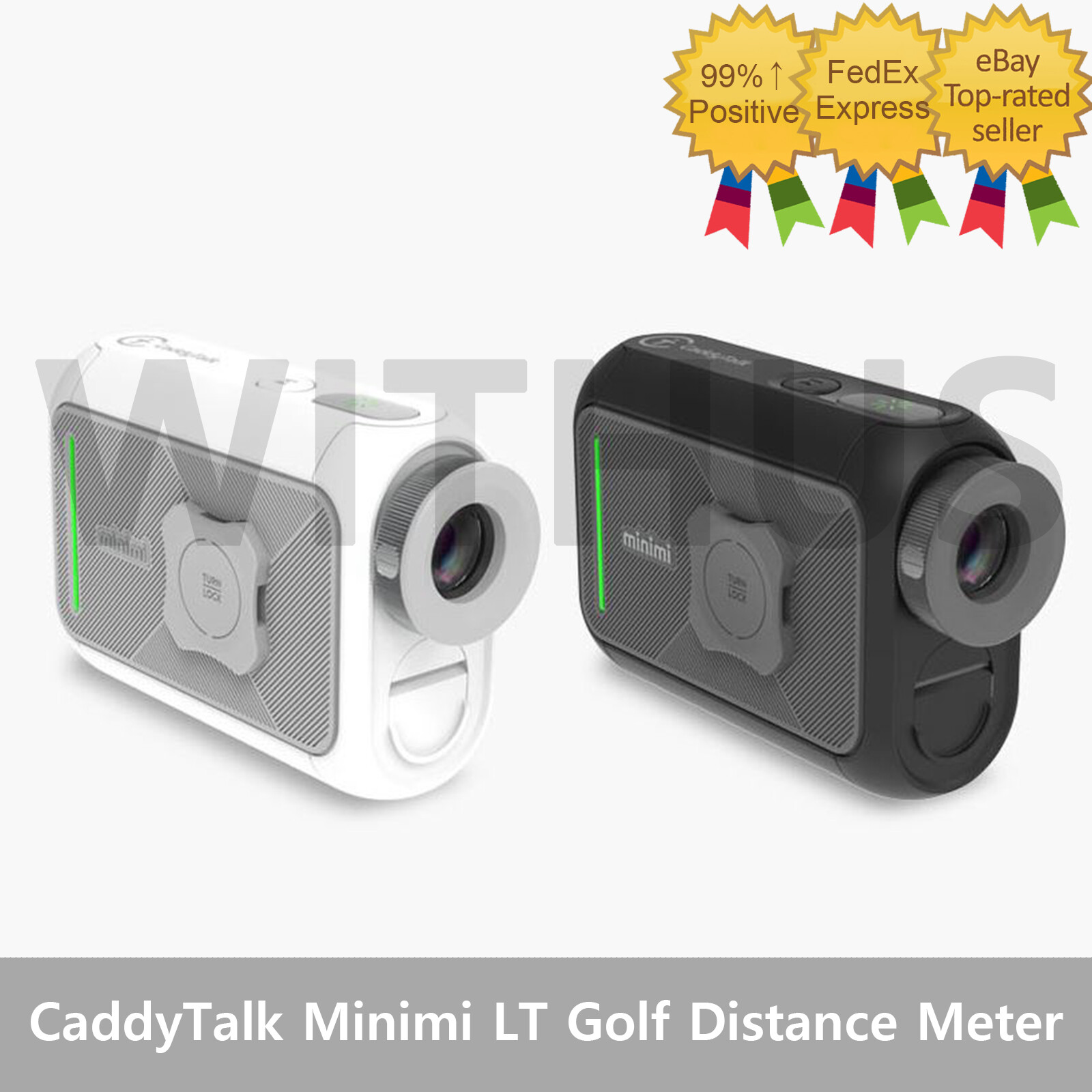 CaddyTalk Minimi LT Golf Distance Meter 1200M with Slope