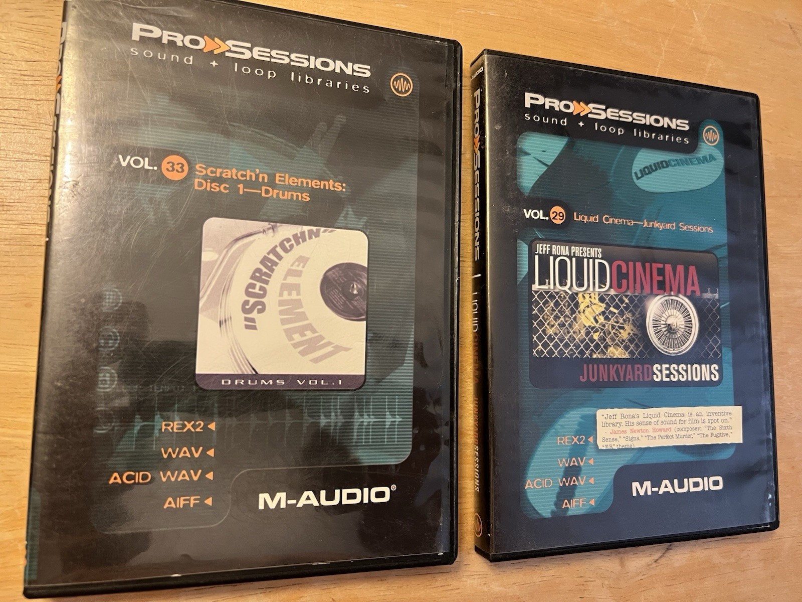 M-Audio Pro sessions Volume 29 And 33
