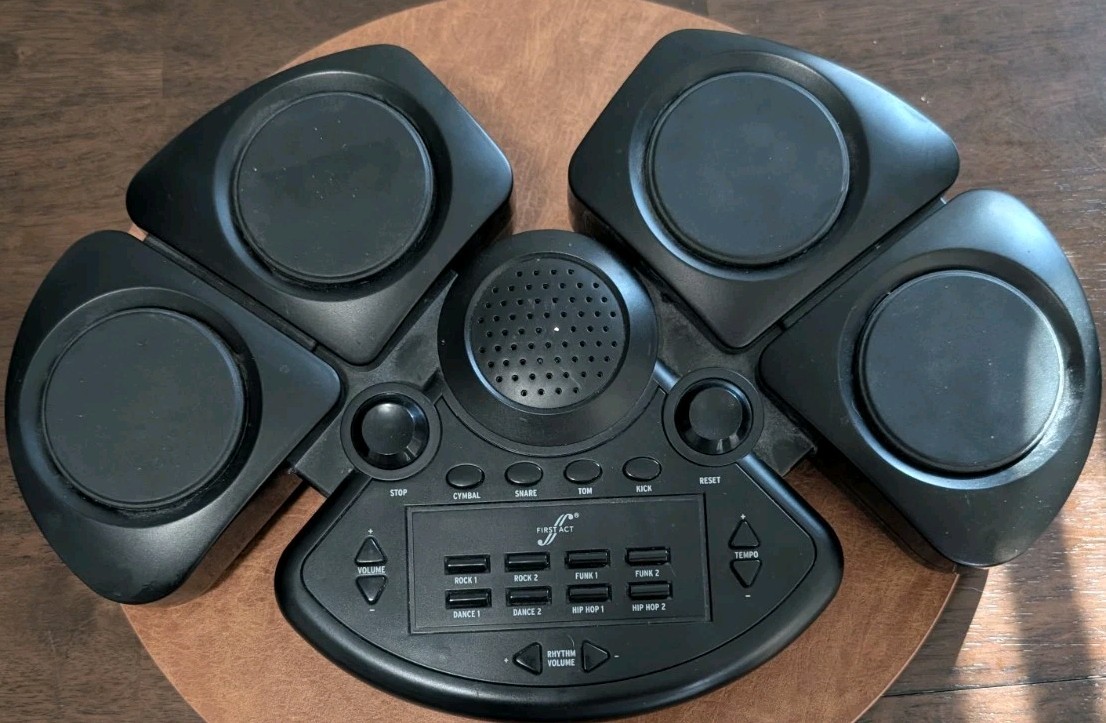 First Act Discover Battery Operated Electronic Drum Set Pad ***Tested***