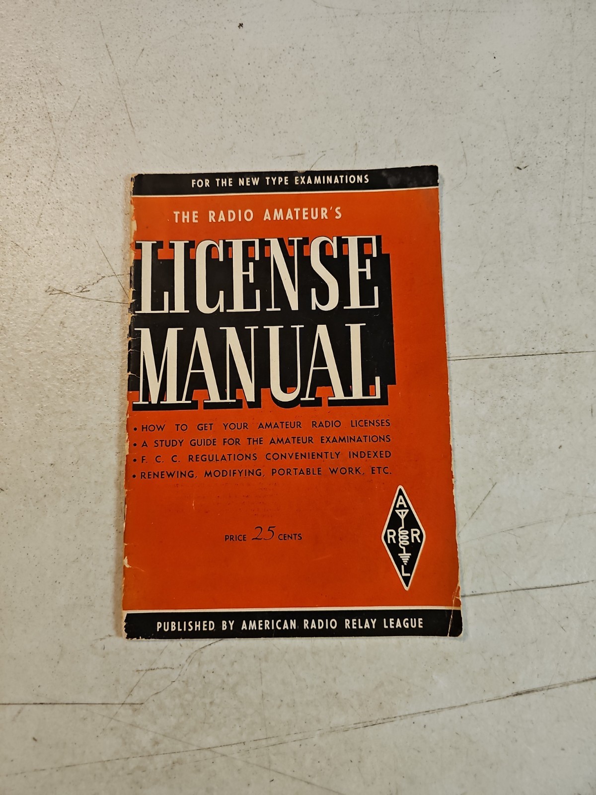 Vintage 1940 Radio Amateurs License Manual Booklet