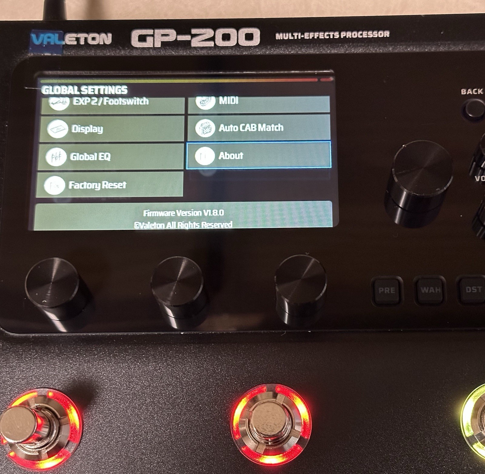 Valeton GP-200 Multi-Effects Processor Floorboard *** EXCELLENT CONDITION ***