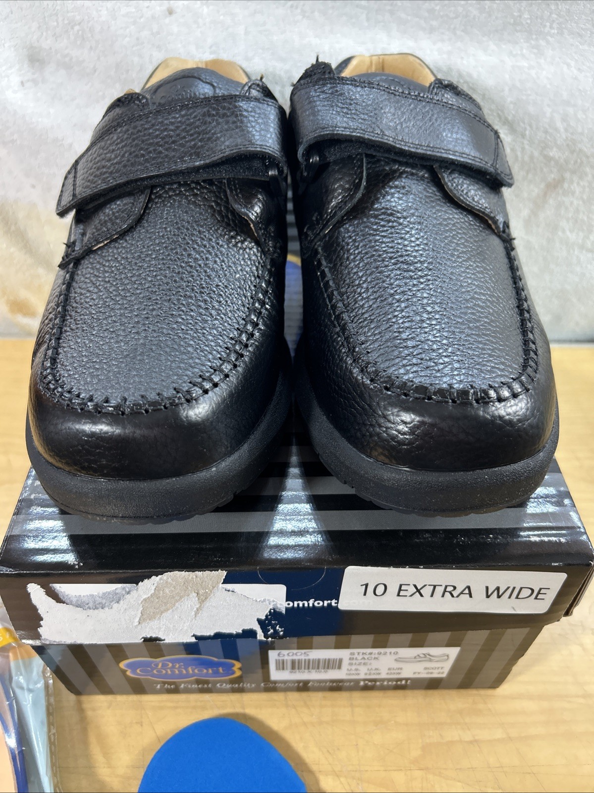 Dr. Comfort Scott Men's Diabetic Shoes Black 9210 Size 10XW (6005)
