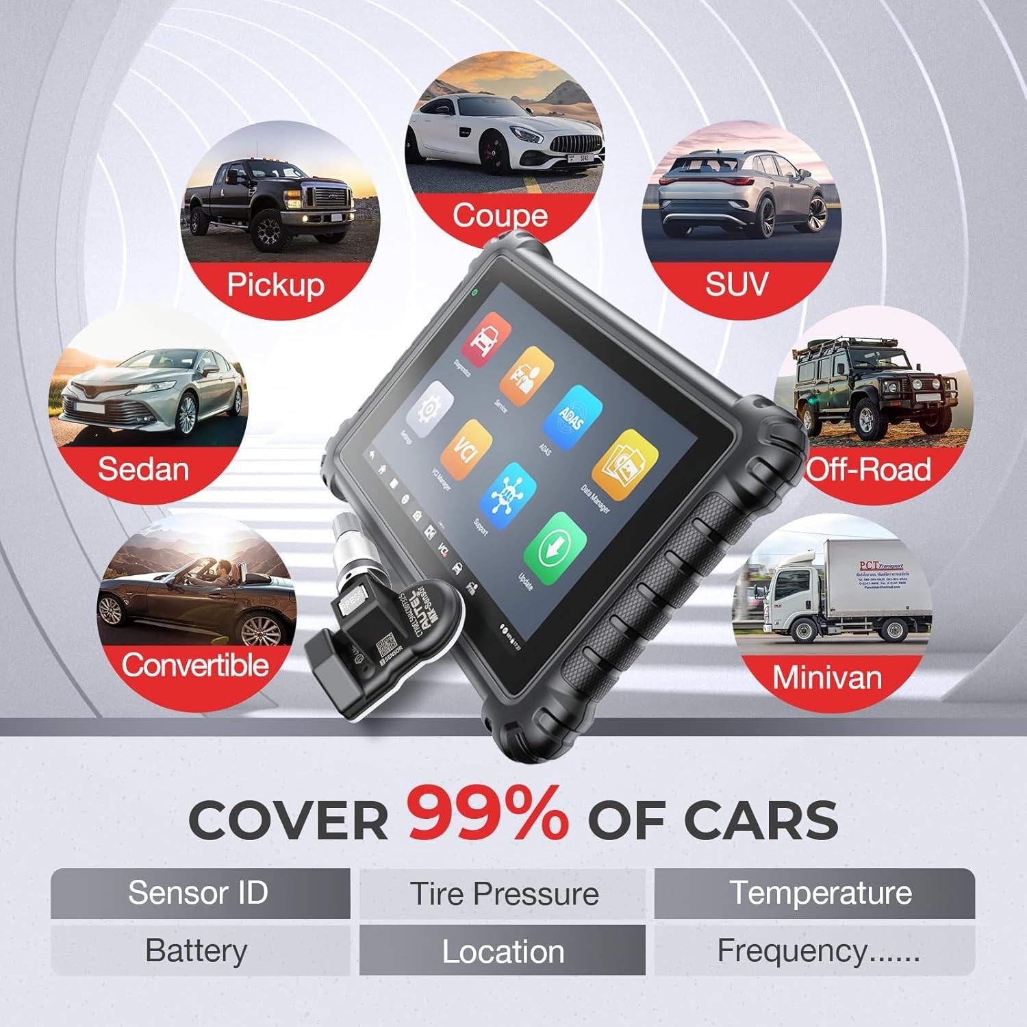 20PCS Autel MX-Sensor Programmable TPMS Sensor for Universal Tire Pressure Tool