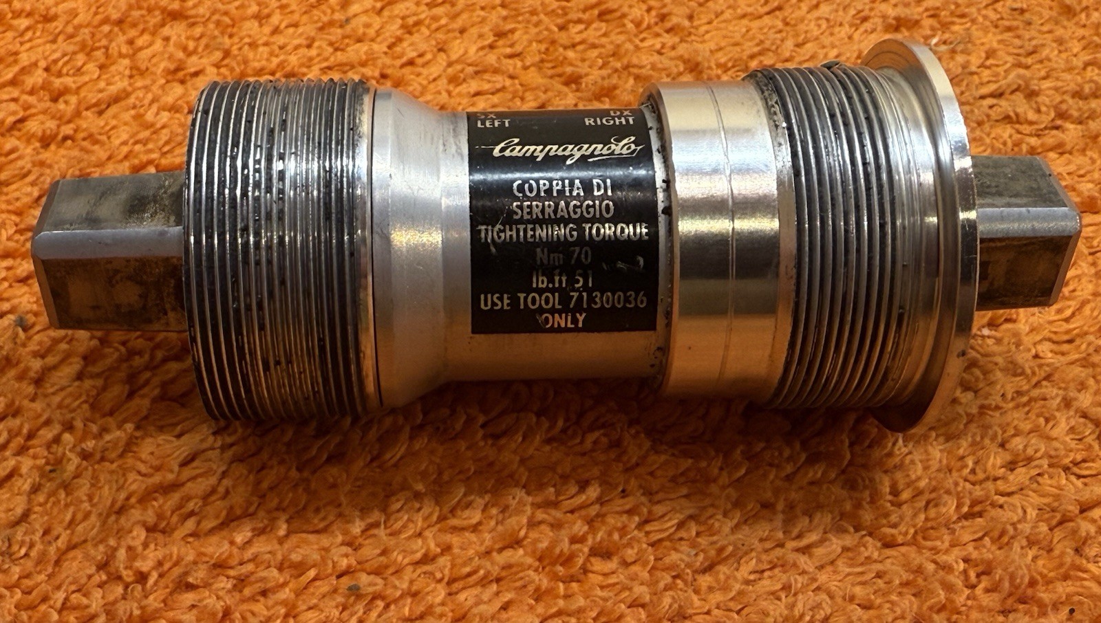 Campagnolo Record Bottom Bracket 102 mm English Threading excellent!