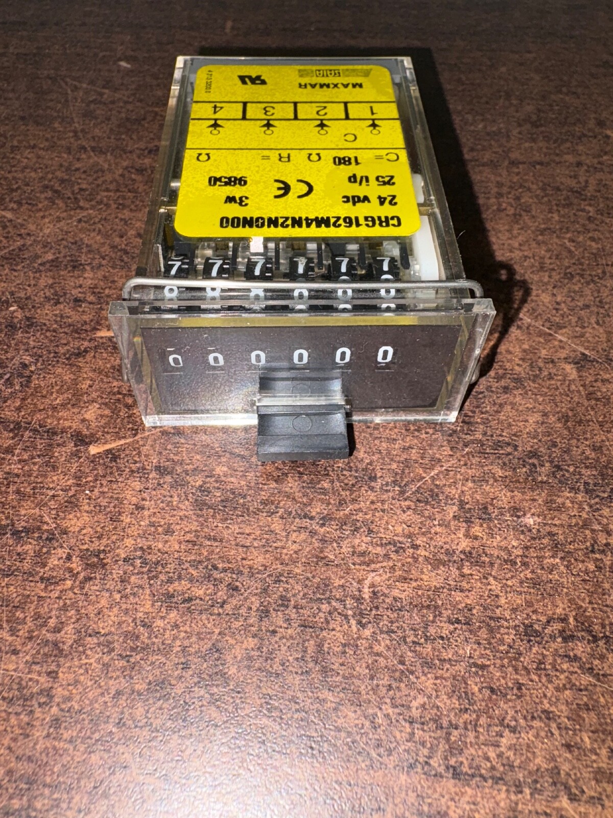 NEW SAIA MAXMAR CRG162M4N2N0N00 TIME COUNTER TOTALIZER  B109