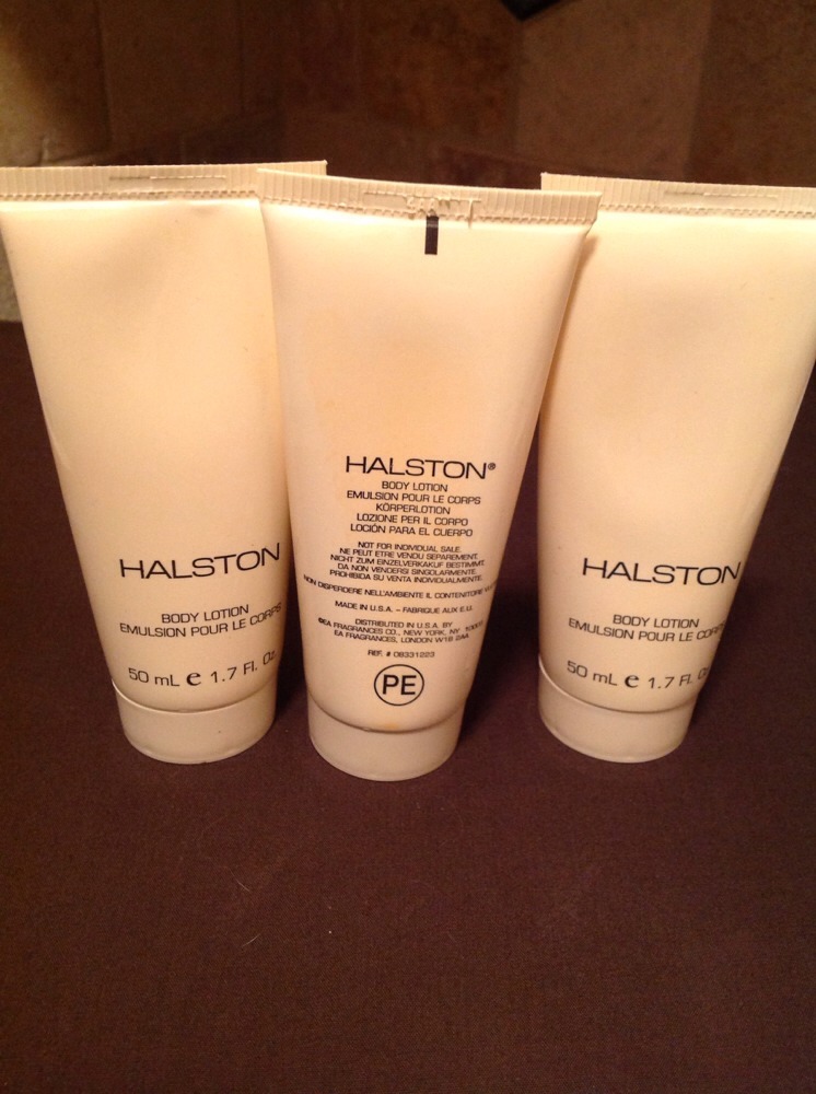 1-Lot of 3 / HALSTON Body Lotion 1.7 Fl oz
