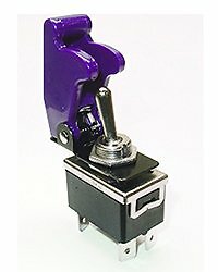 Safety Toggle Switch DPST 20 Amp " PURPLE "