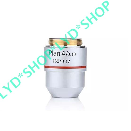 1pc New 195 Plan 4/0.10 160/0.17 Achromatic Objective Lens Thread RMS 20.2mm