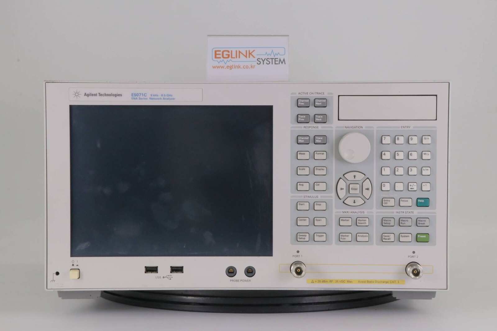 Agilent E5071C Network Analyzer ENA WinXP, opt 019/ 1E5/ 280/ 810/ 820