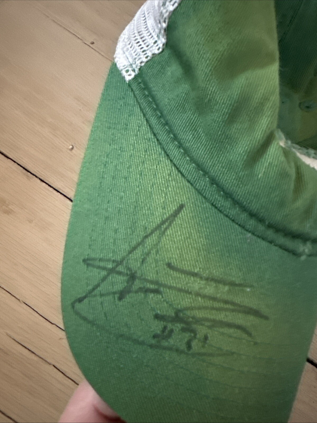 Aaron Glenn Signed Hat