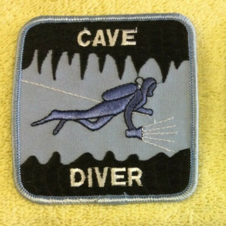 CAVE DIVER PATCH - 1 PATCH - NACD NSS-CDS PADI SDI NAUI SSI