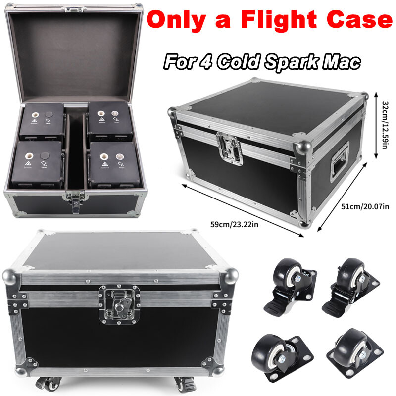 2PCS 700W Cold Spark Machine Wedding DJ Party Stage Effect Firework Machine+Case