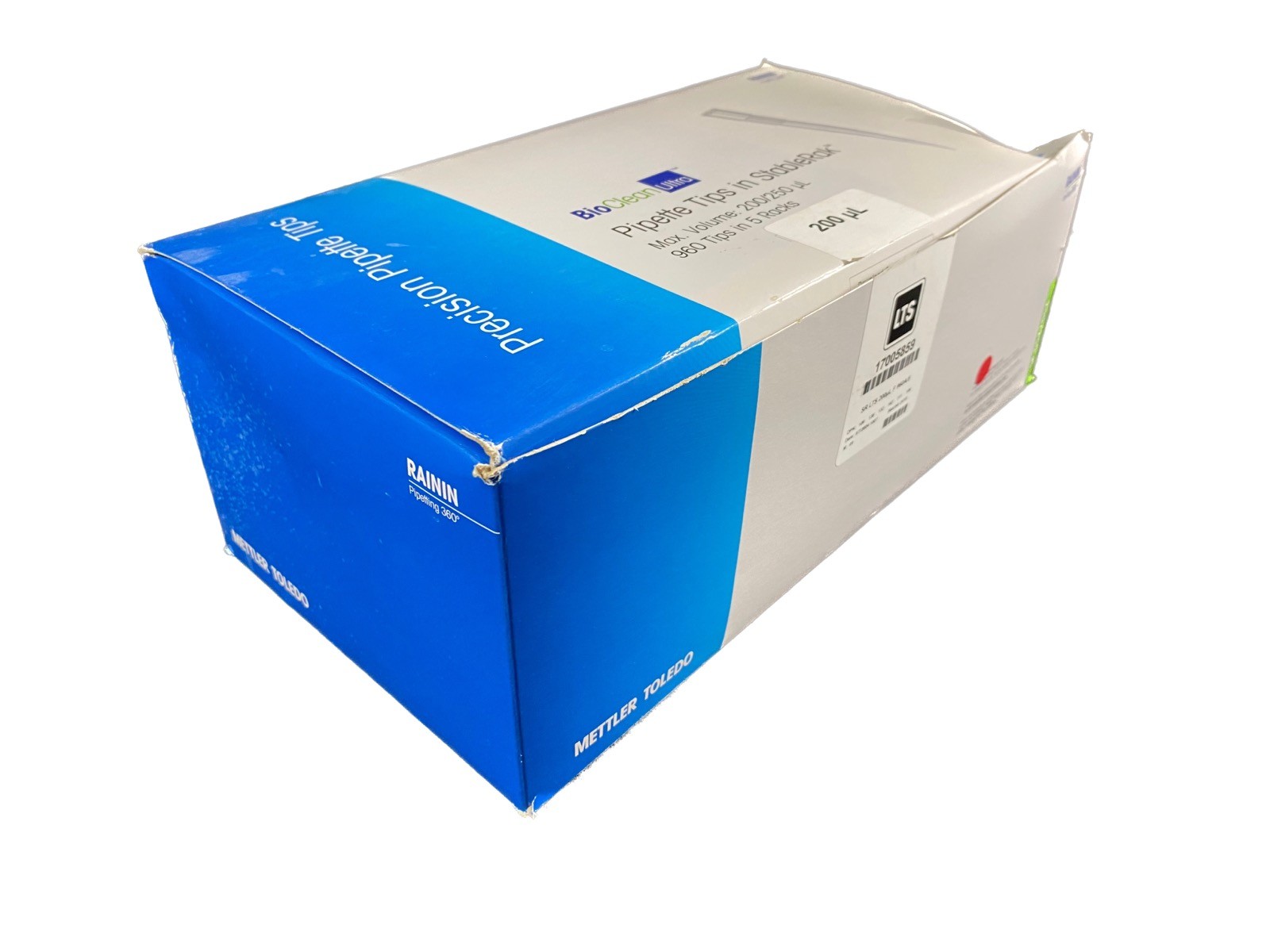 METTLER TOLEDO 200μL Sterile LTS LiteTouch Pipette Tips 17005859 (576/Cs)
