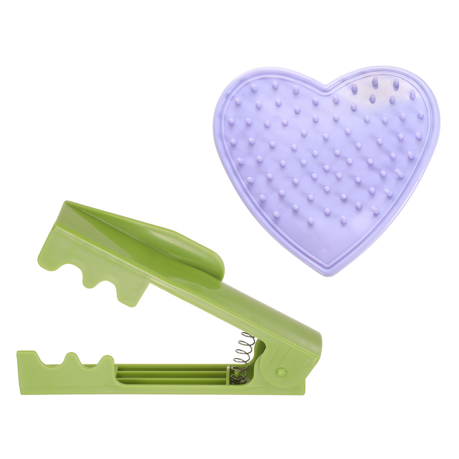2pcs Rose Thorn Stripper Tool Set Plastic PVC Thorn Remover, Green, Purple
