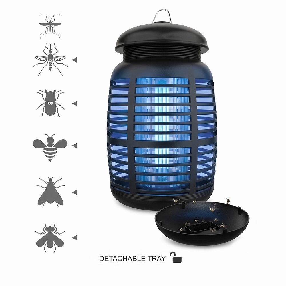 Electric Mosquito Killer Zapper UV LED Bug Trap Non-Toxic Pest Control Lamp