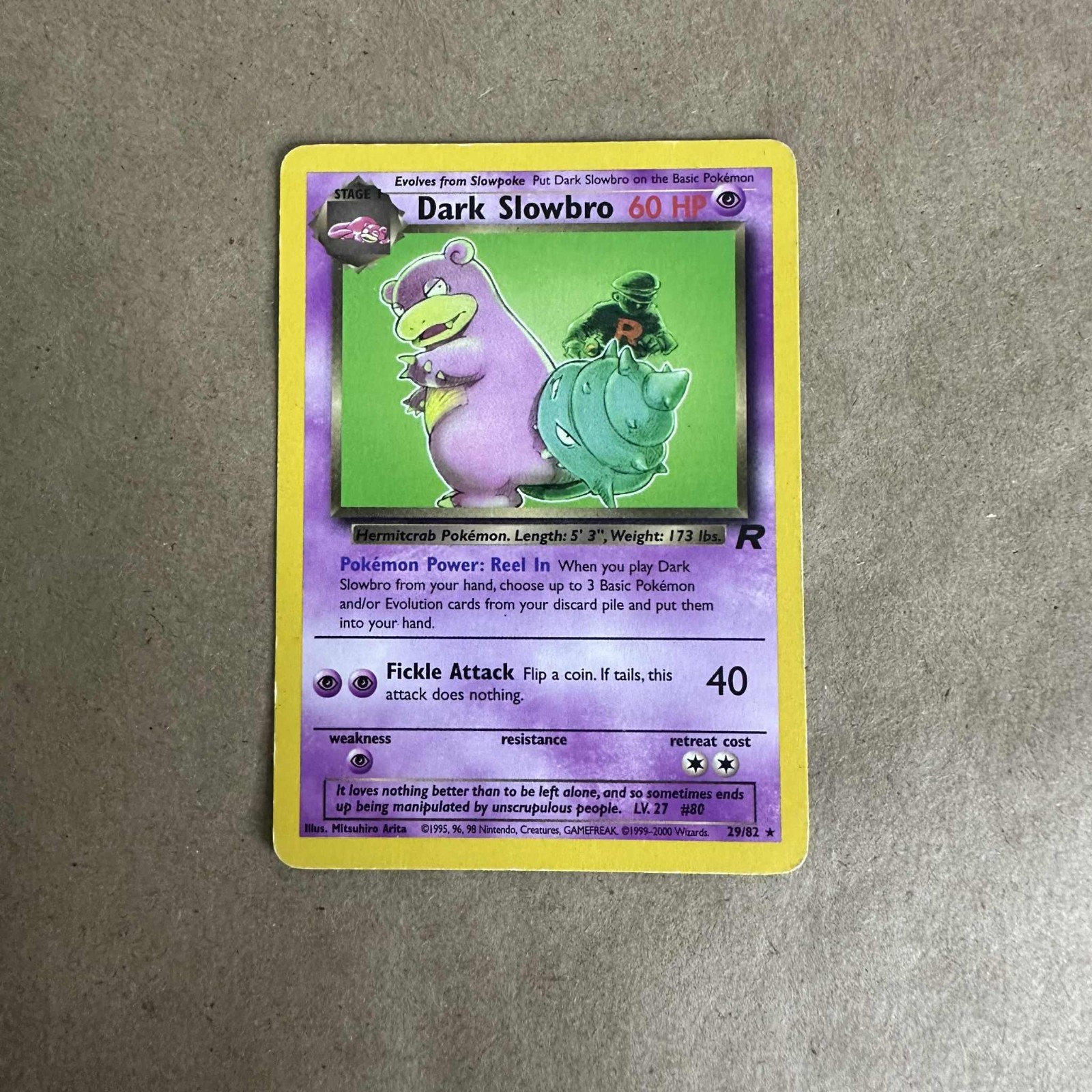 Pokémon 2000 Team Rocket Singles – Pick Your Cards!