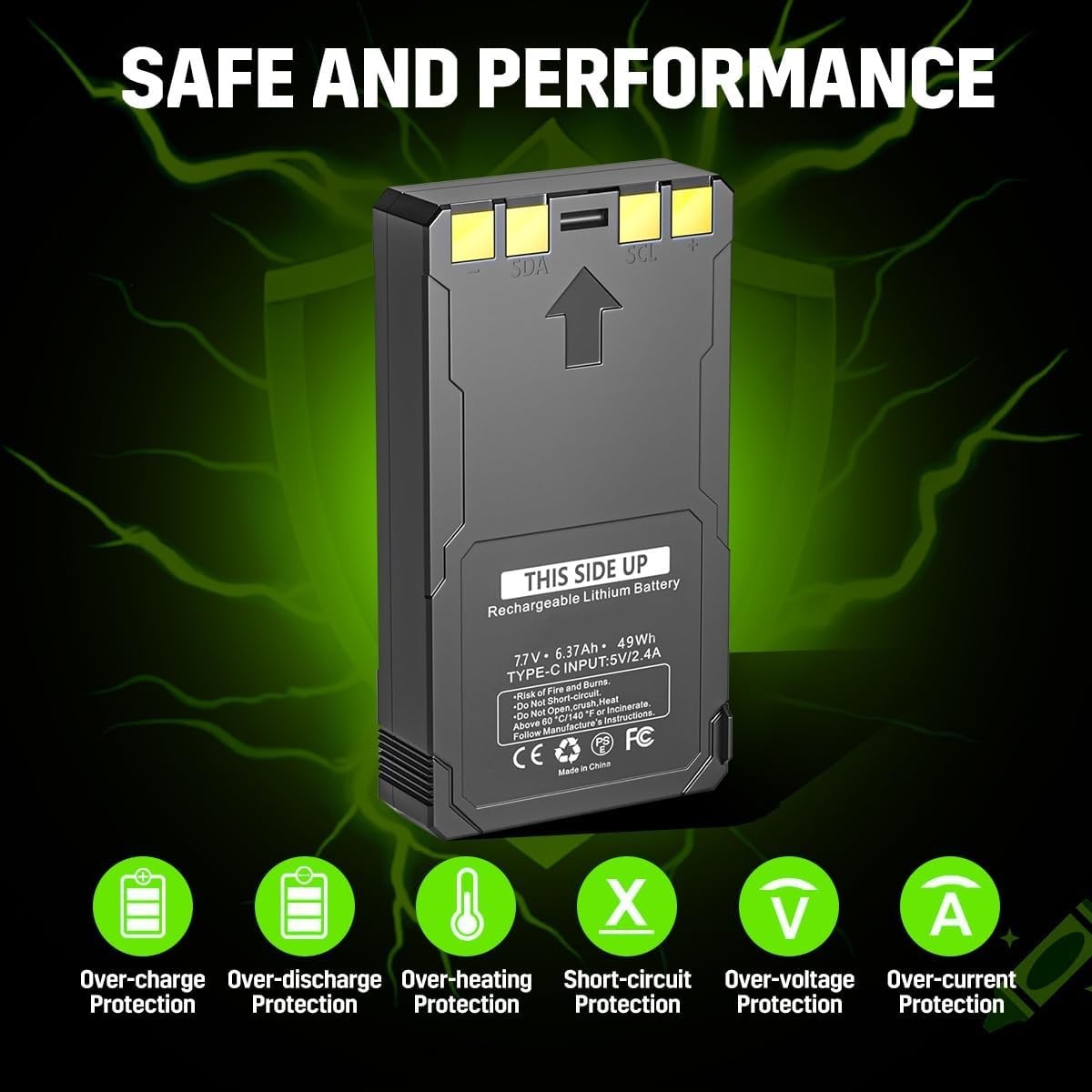 2X LIT-22 Battery Compatible for SPYPOINT Flex-M Flex-Plus Flex-S Trail Camera