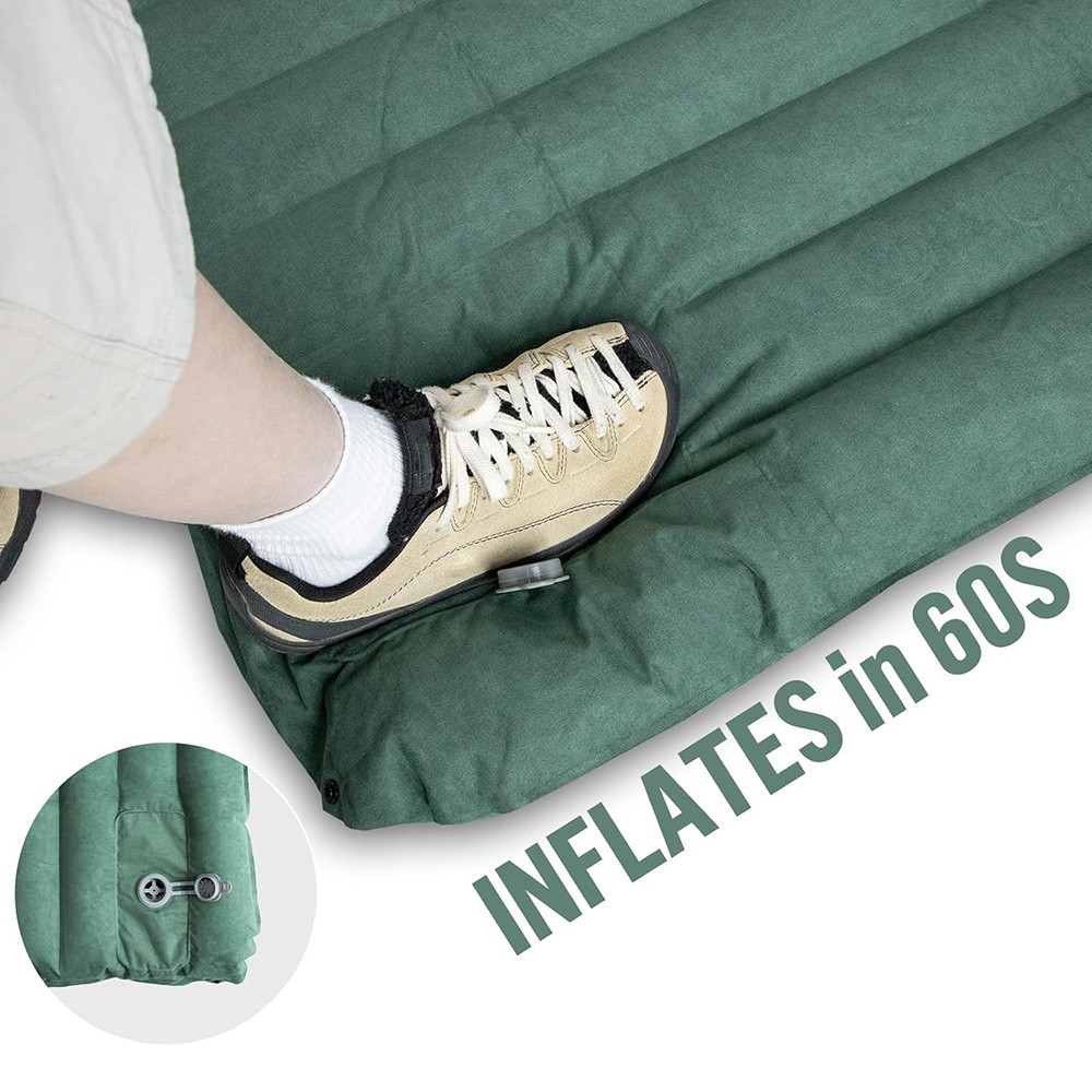 Sleeping Pad, Ultralight Inflatable Sleeping Pad for Camping, Built-in Pump