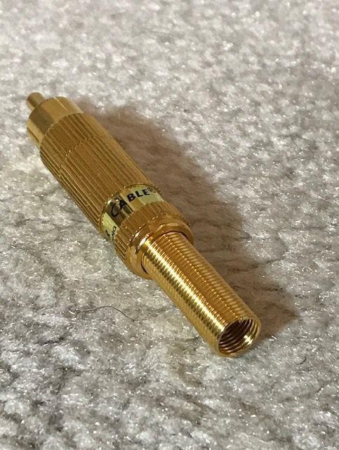 2 Excellerator Gold Cable Tips Parts NOS