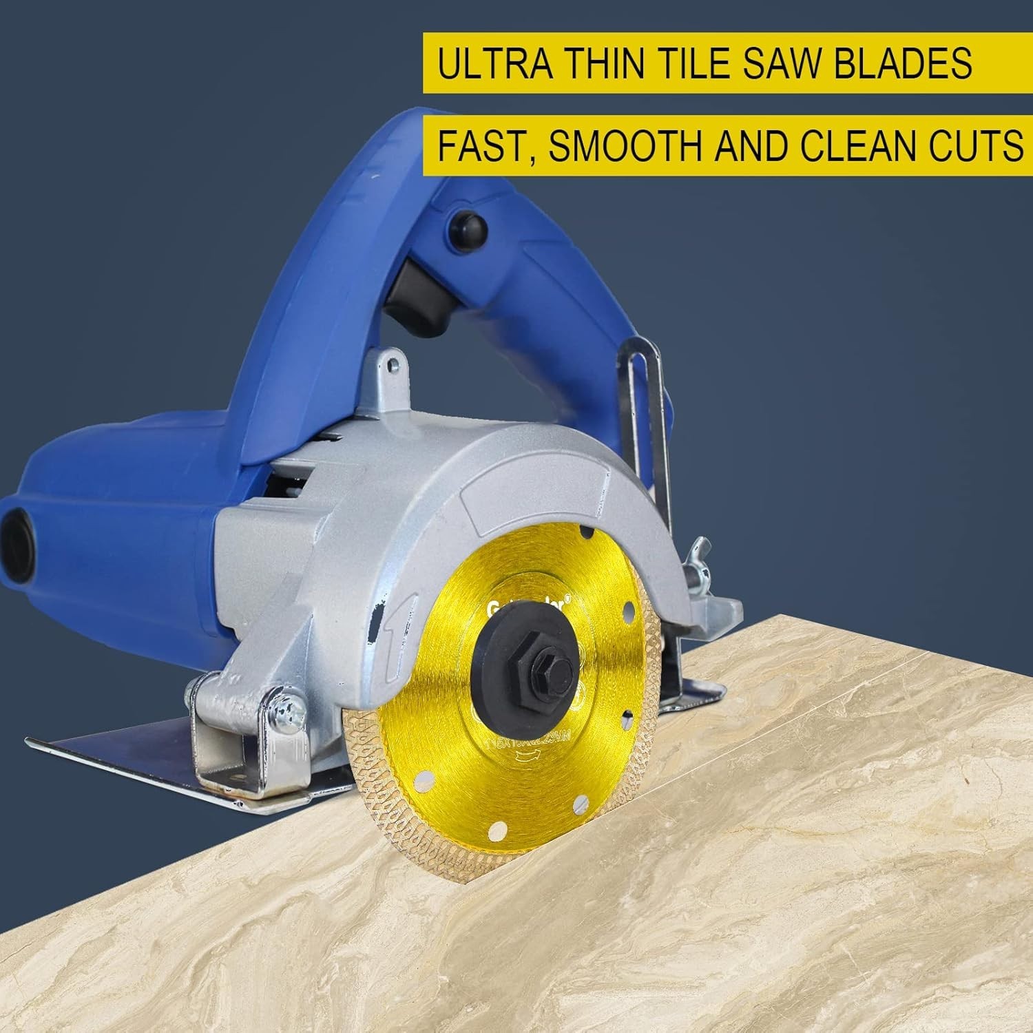 4 Inch Diamond Blade for Wet/Dry Cutting - Precision & Versatility
