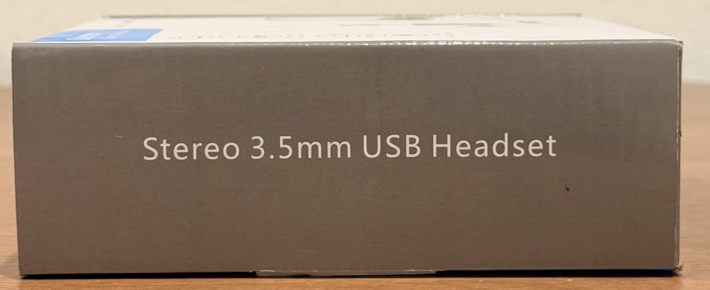 Stereo 3.5mm USB Headset brand new