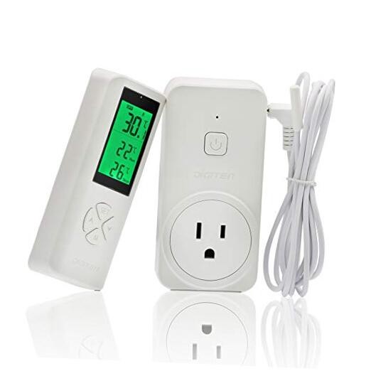Wireless Thermostat Outlet, Temperature Controlled Outlet Heating & Cooling