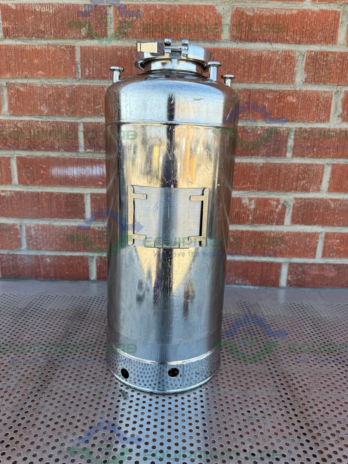 Alloy Products 15 Liter Stainless Steel Vessel 125 PSI w/ 4.5" Opening